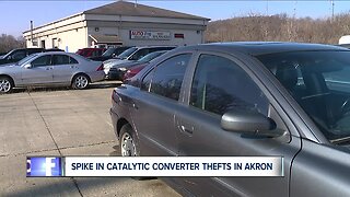 Police investigating string of catalytic converter thefts in Akron