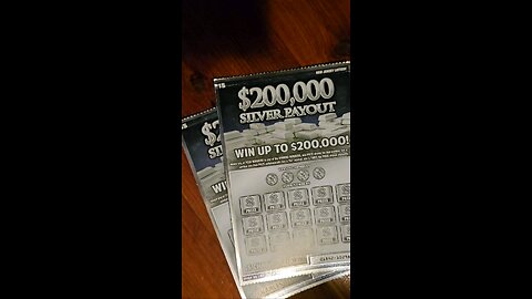 $200,000 silver payout tickets