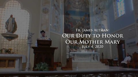 Our Duty To Honor Our Mother Mary