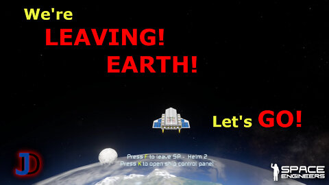 Space Engineers: S2e18 - We're BACK!! and we're LEAVING!!