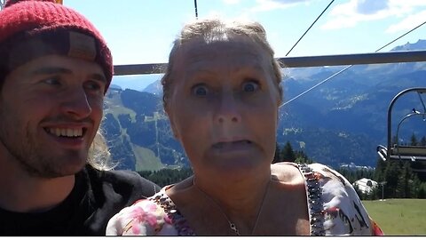 FIRST TIME ON A CHAIRLIFT...DONT BE SCARED!