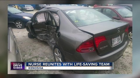 Kenosha nurse relearning how to walk after crash with alleged drunk driver