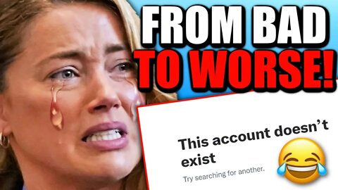 Things Just Got WORSE For Amber Heard - She DELETES Twitter And FLEES Hollywood!