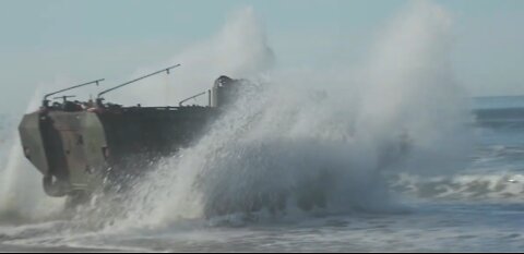 The evolution of the Amphibious Combat Vehicle training with the USS Anchorage LPD 23