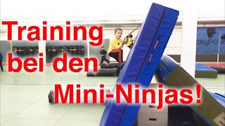 Training bei den Mini-Ninjas