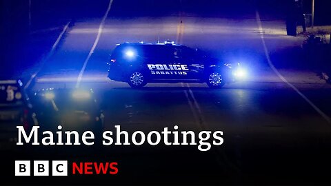 Maine shootings: Hundreds of US police search for gunman as 16 feared dead BBC News #Maine #BBCNews