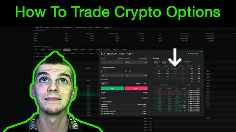 How To Trade Crypto Options On Deribit - Live Examples