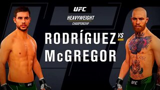 EA Sports UFC 4 Gameplay Conor McGregor vs Yair Rodriguez