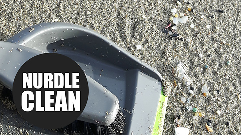 Mum’s beach clean video uses clever hack to help her find plastic nurdles on the coast