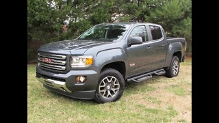 2015 GMC Canyon SLE All Terrain Start Up, Road Test, and In Depth Review