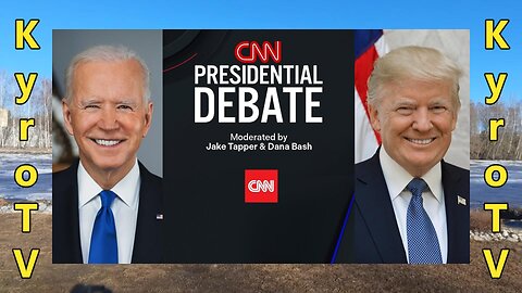 Biden and Trump in the First Presidential Debate - June 27, 2024 (Swedish subtitles)