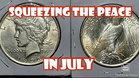 @Spegtacular Put Out a Peace Dollar Squeeze Challenge, and I Continue to Meet it.