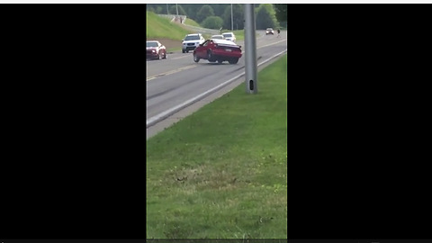 Man Loses Control Over Vehicle And Drives Into A Parked Car