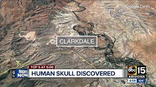 Human skull discovered at Verde River