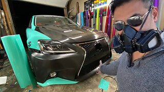 Corona NINJA...Wrapping W/ My Own Brand | ParadoxWraps Ultra Glossy Tiffany Lexus | Door Handle