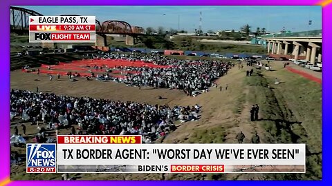 EAGLE PASS TEXAS - WORST DAY WE’VE EVER SEEN ILLEGALS COMING INTO US