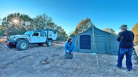 I am MOVING Completely OFF the GRID in a Kodiak Canvas Tent