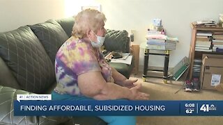 Elderly woman facing eviction, having trouble finding affordable housing