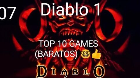 Top 10 JOGOS (Abaixo de Dark Souls II) - Diablo I [Tchernobog] #07