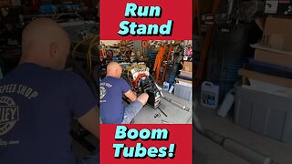 Engine Run Stand Boom Tubes! #shorts