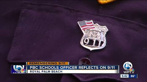 PBC Schools Police Captain reflects on experience as 9/11 first responder