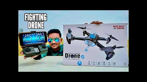 RC Water Gel Ball Blaster Drone Unboxing & Flying Test - Chatpat toy TV