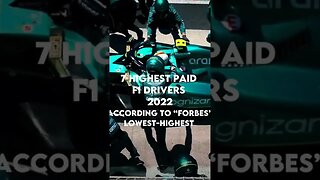 Highest paid F1 drivers! #f1 #lewishamilton #shorts