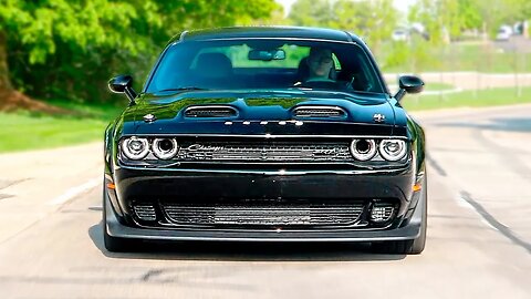 Dodge Challenger SRT Black Ghost (2023) Driving, Interior & Exterior Design