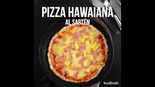 Hawaiian Frying Pan Pizza