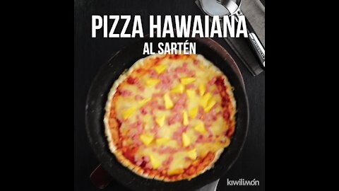 Hawaiian Frying Pan Pizza