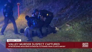Murder suspect from Arizona recaptured after escaping custody in Atlanta area Thursday