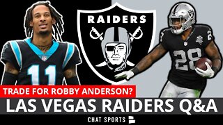 Could the Raiders Trade For Panthers WR Robby Anderson?