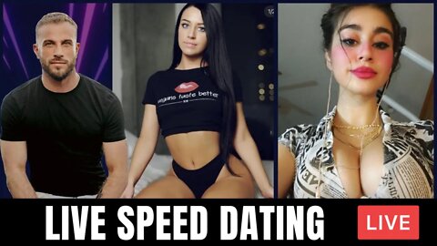 LIVE Speed Dating w/ Hot Twitch Girl (+ Cringe Dating Coach Joins)