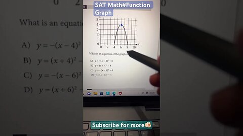 Graph of Function✍️ #satmath #youtubeshorts #mathtrick