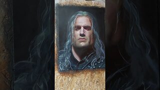 This Portrait Painting Of The Witcher Is Almost Done!