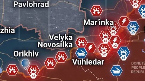 Ukraine War Update, Rybar Map for November 3