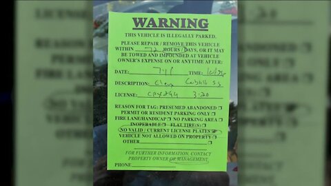 Arapahoe County HOA puts tow notices on cars with expired plates during pandemic