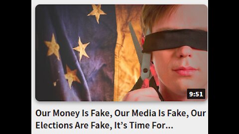 Our Money Is Fake, Our Media Is Fake, Our Elections Are Fake, It’s Time For Americans To Get Real!