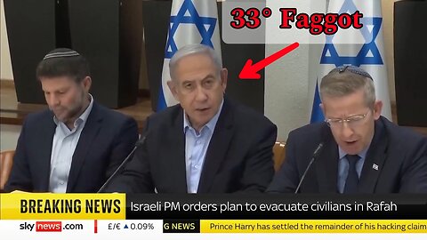 Scum Bag Netanyahu Is Planning to Evacuate Already Displaced Gazans from the Rafah Area