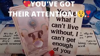 💖YOU'VE GOT THEIR ATTENTION !😲❣️I CAN'T GET ENOUGH OF YOU🪄💘COLLECTIVE LOVE TAROT READING ✨