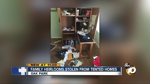 Family heirlooms stolen during fumigation break-ins