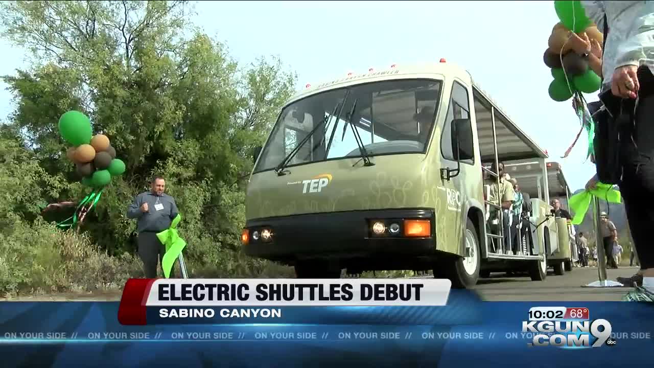 New shuttle service debuts at Sabino Canyon Recreation Area