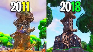 Evolution of Fortnite 2011 - 2018