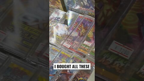 I BOUGHT ALL THESE! #pokemoncards #pokemon #shorts #lolwut #funny #travel #vlog #cardcollectors #fun