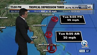 Tropical Depression Three forms in Bahamas, expected to bring heavy rain to South Florida