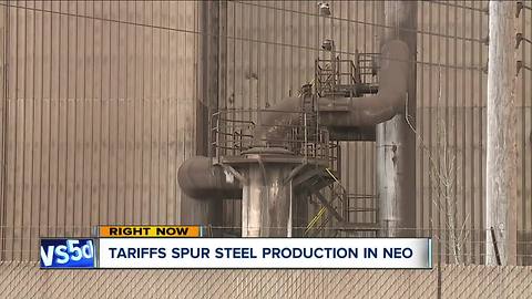Tariffs spur steel production in NEO