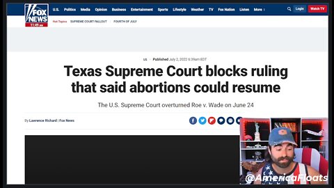 Texas Supreme Court BLOCKS Abortions, 'Heartbeat Law' In Full Effect!
