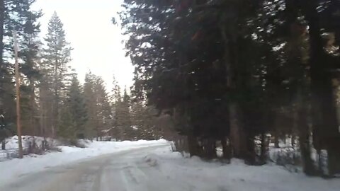 Driving in Whitefish, Montana