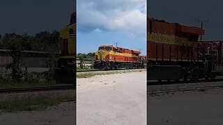 Florida East Coast Railway FEC-202 at South Daytona MP 112 Big Tree Road August 5 2023 #railfanrob