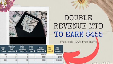 This Double Revenue Source Can EARN YOU $455 For FREE, Affiliate Marketing, Free Traffic